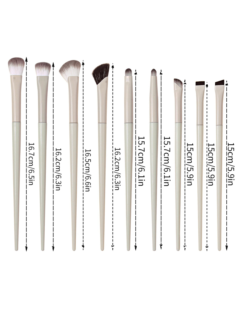 Professional Eye Makeup Brush Set, Ultra-Thin Blade Eyeliner