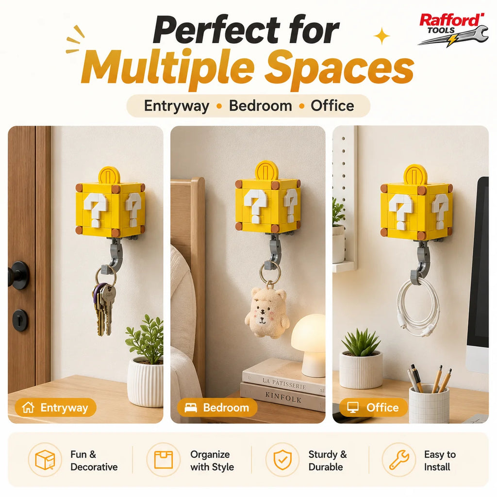 Rafford 141PCS Coin Building Blocks Keychain Set DIY Mini Brick Kit