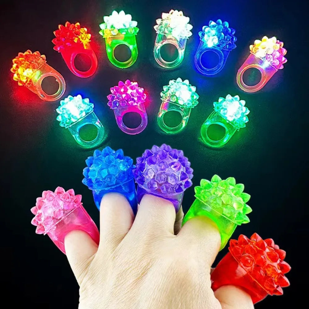 Cute LED Luminous Rings Kids Birthday Party Masquerade Gifts