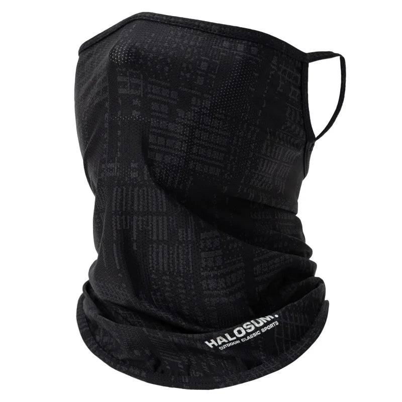 Thin Breathable Quick-dry Outdoor Face Mask Sun Protection Summer Ice
