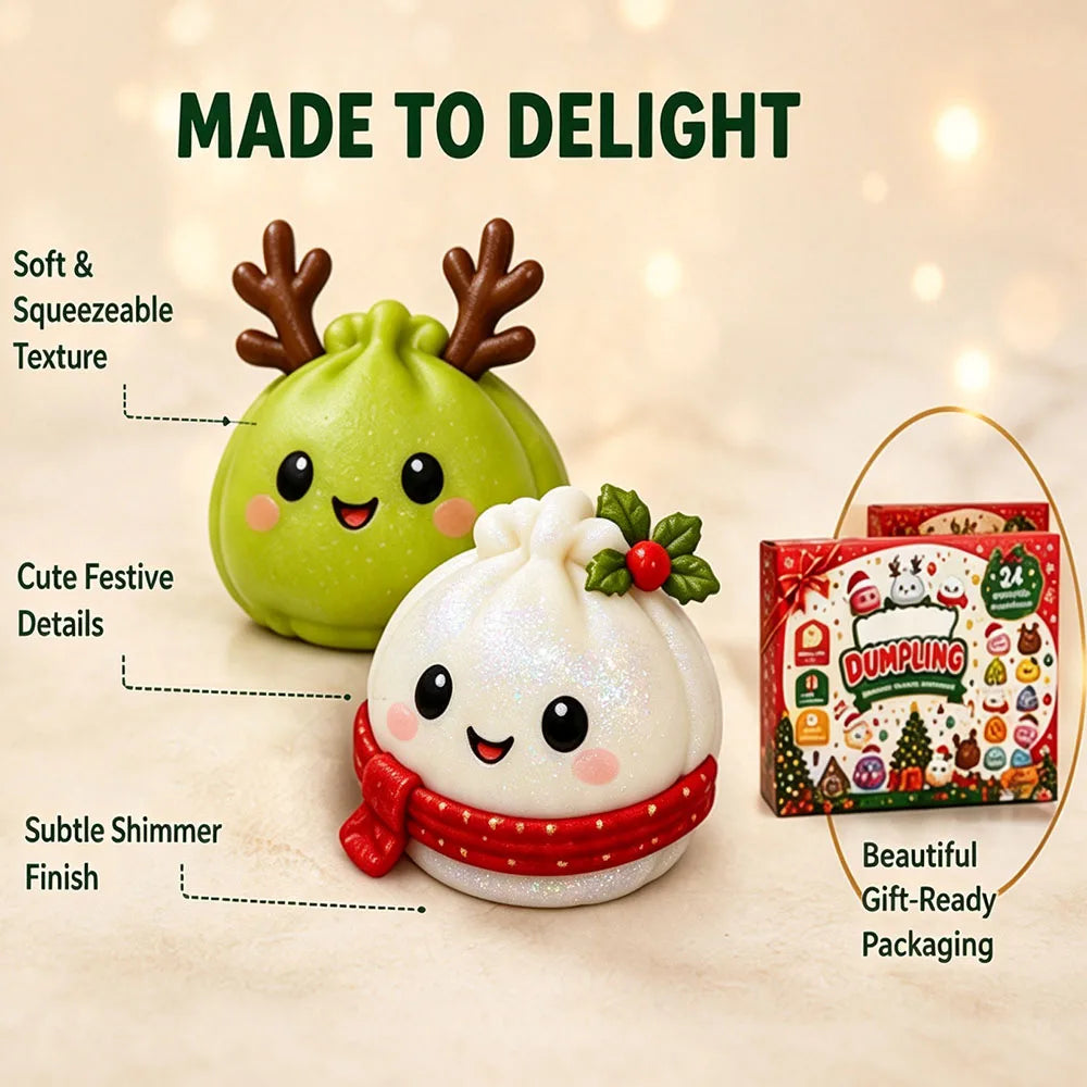 Christmas Squishy Advent Calendar 24 Day Countdown Surprise Box