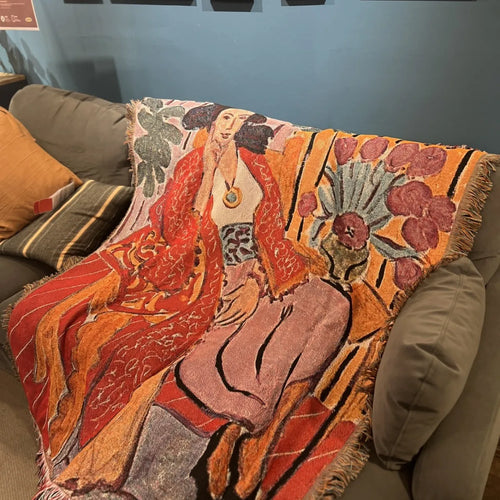 Henri Matisse French Artist Tapestry Blanket Sofa Throw Casual Bed