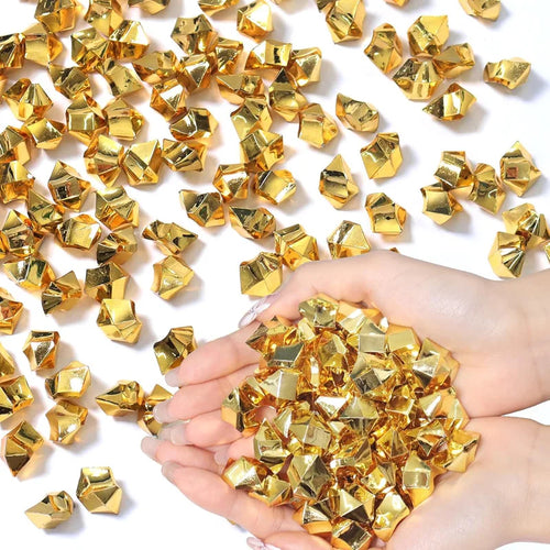 100pcs 11x14mm Crystals Plastic Gems Home Vase Decoration Multi