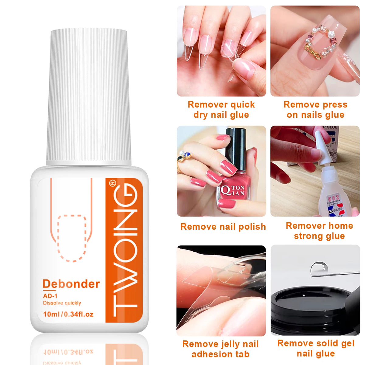 7g Super Strong Nail Glue For False Nail Tips, Acrylic Nails,Press On
