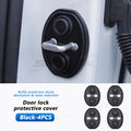 SEAMETAL 4 Pcs Car Door Lock Buffer Shock Absorber Silicone Cushion