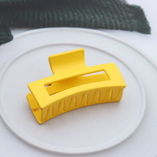 Korean Women Girls Plastic Hair Claws Hair Clips Headwear Large Size