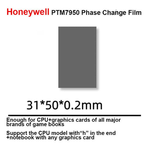 Honeywell PTM7950 Thermal Pad Phase-Change Material CPU GPU Notebook