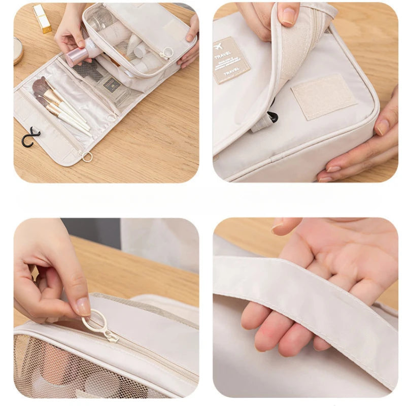 Portable Hook Toilet Bag Multi Functional Travel Waterproof Wear