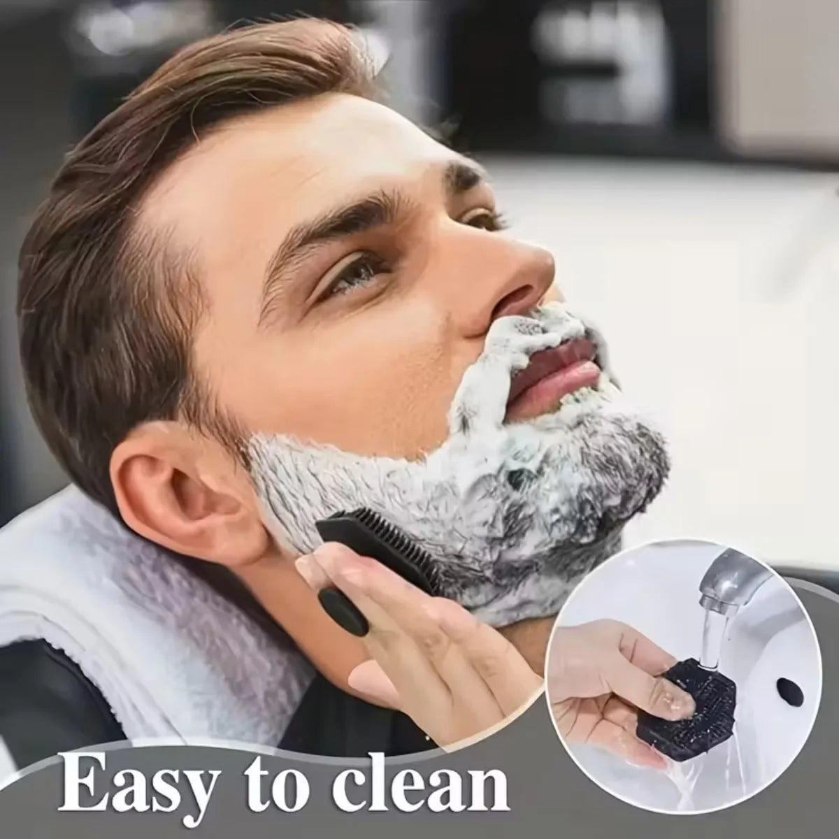 4PCS Set Silicone Body Scrubber Soft Exfoliating Brush for Face Gentle