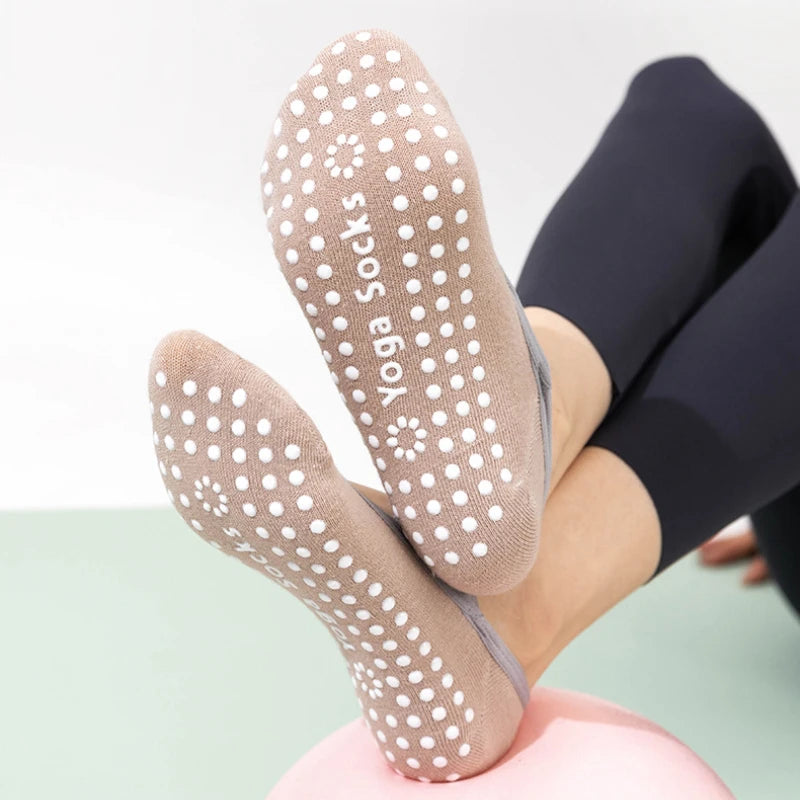 Professional Women Yoga Socks Silicone Anti-Slip Ballet