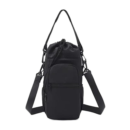 Portable Water Bottle Bag with Adjustable Strap Thermal Mugs Insulated