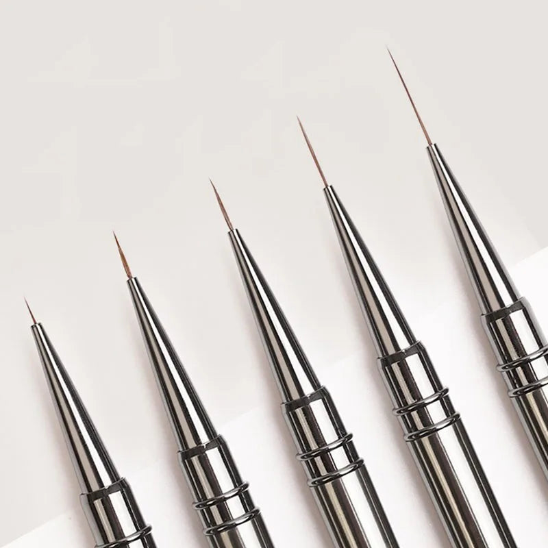 Nails Art Liner Brushes Striping Drawing Elongated Lines Painting
