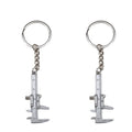 Fashion Creative Vernier Caliper Keychain For Man Woman Jewelry