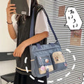 Waterproof Canvas Women Handbags Shoulder Bag Nylon Ladies Messenger