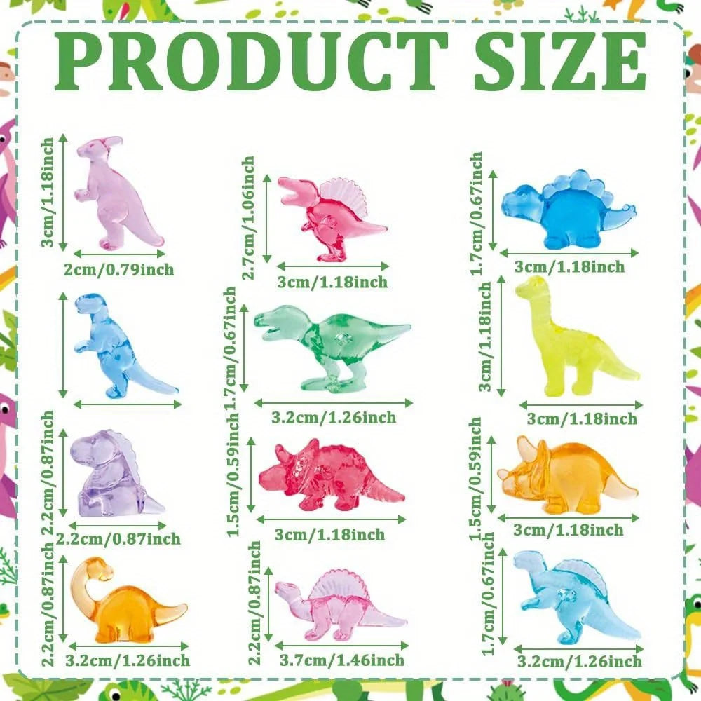 Mini Dinosaur Figurines 12 Styles Tiny Resin Animals Vase Fillers