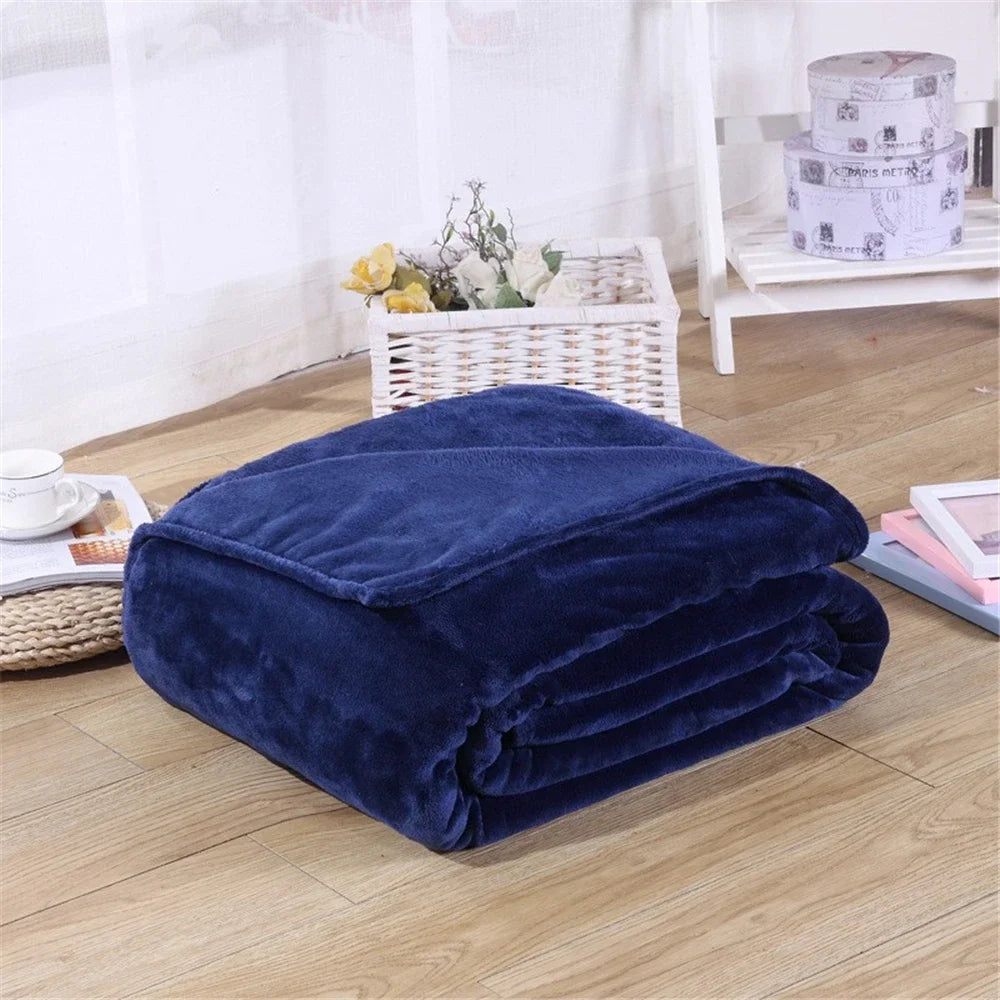 Soft and Warm Coral Velvet Winter Blanket Bed Cover Sofa
