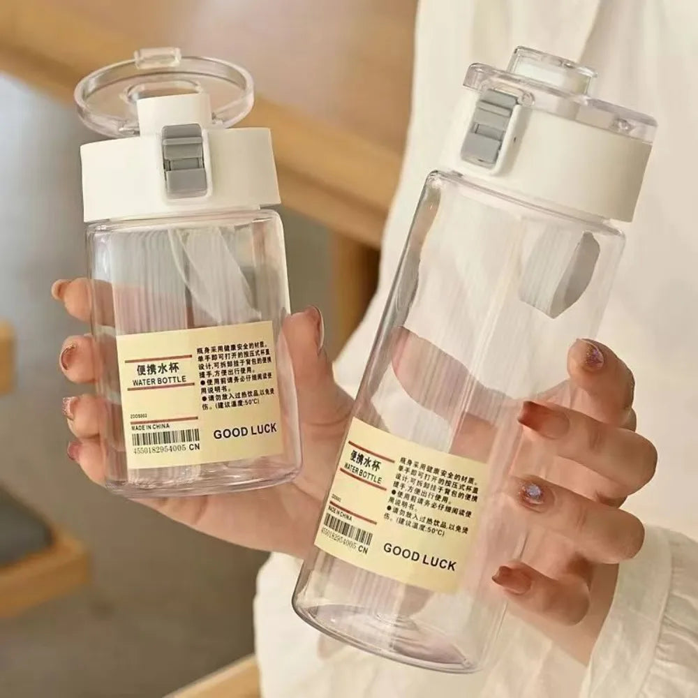350/550/800/ml Children's School Water Bottle Transparent Water Bottle