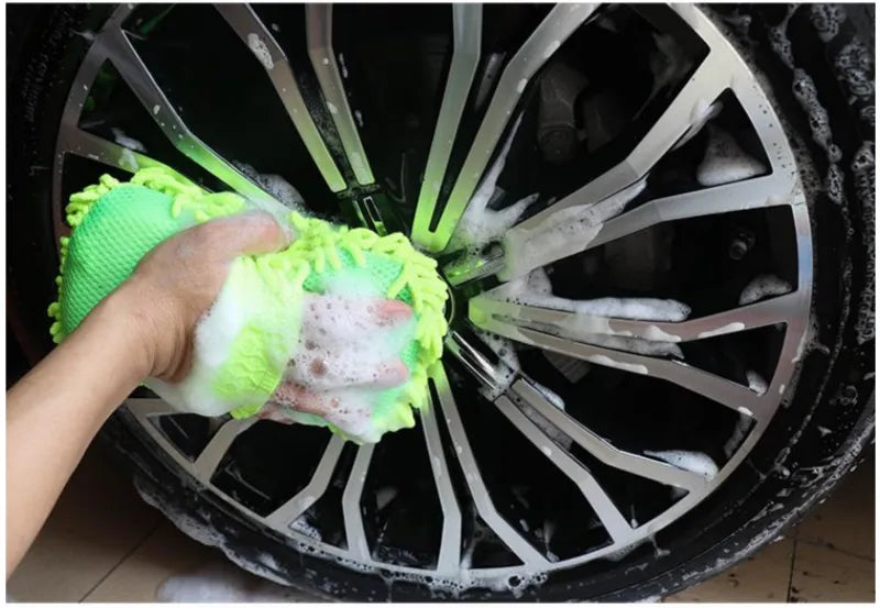 Microfiber Car Washer Sponge Cleaning Car Care Detailing Brushes
