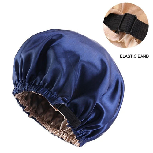 Satin Hair Cap For Sleeping Invisible Flat Imitation Silk Round