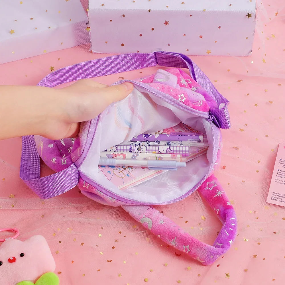 Fashion Sweet Unicorn Handbags For Girls Cute Kid Crossbody Shoulder