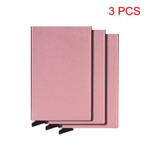 Rfid Metal Credit Card Holder Luxury Men Minimalist Wallet Cardholder
