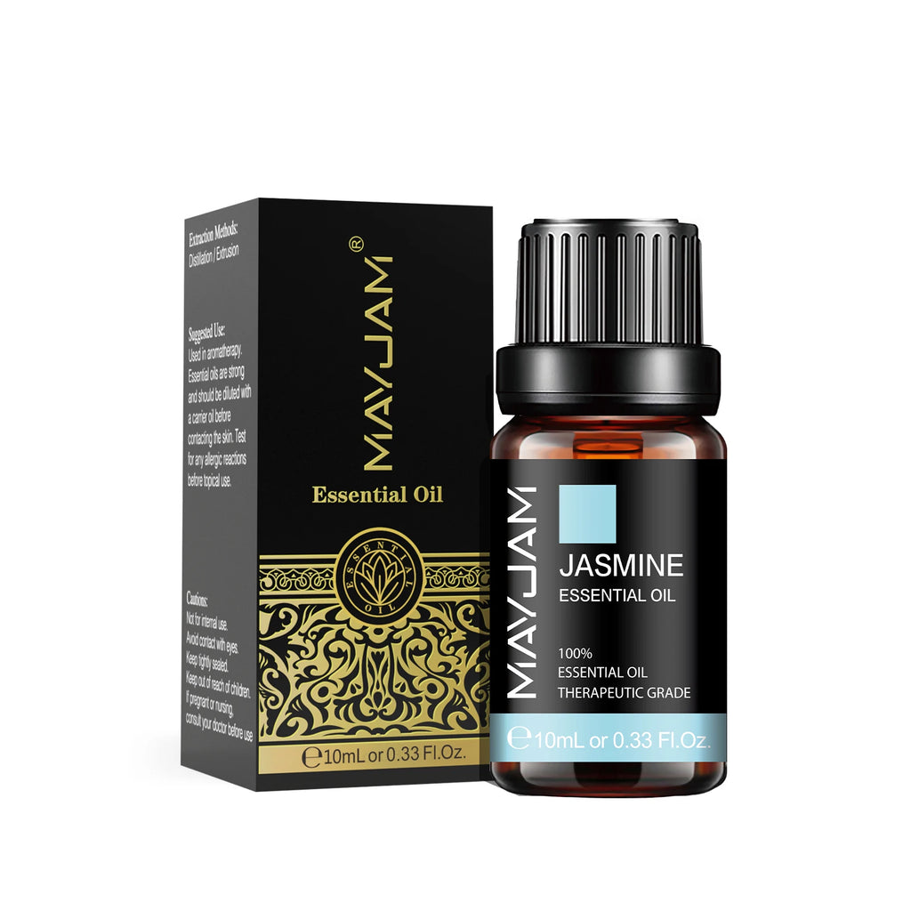 MAYJAM 10ML Lavender Lemongrass Jasmine Vanilla Eucalyptus Rose Lemon