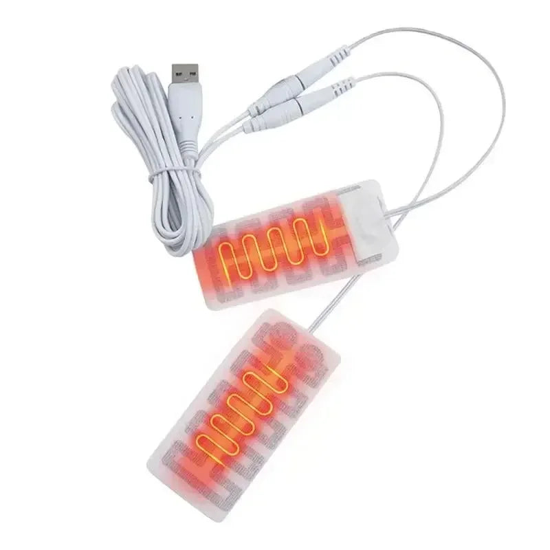 Electric USB Glove Heater Heating Film Foot Warmer Hand Warmer Carbon
