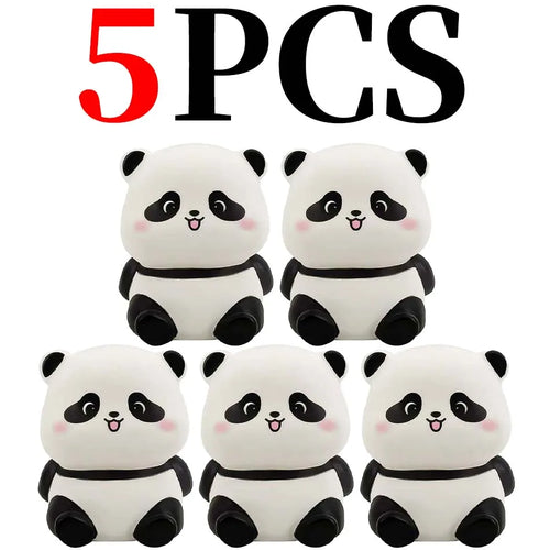 Panda LED Night Light Living Room Cute Panda Plastic Lamp Bedside