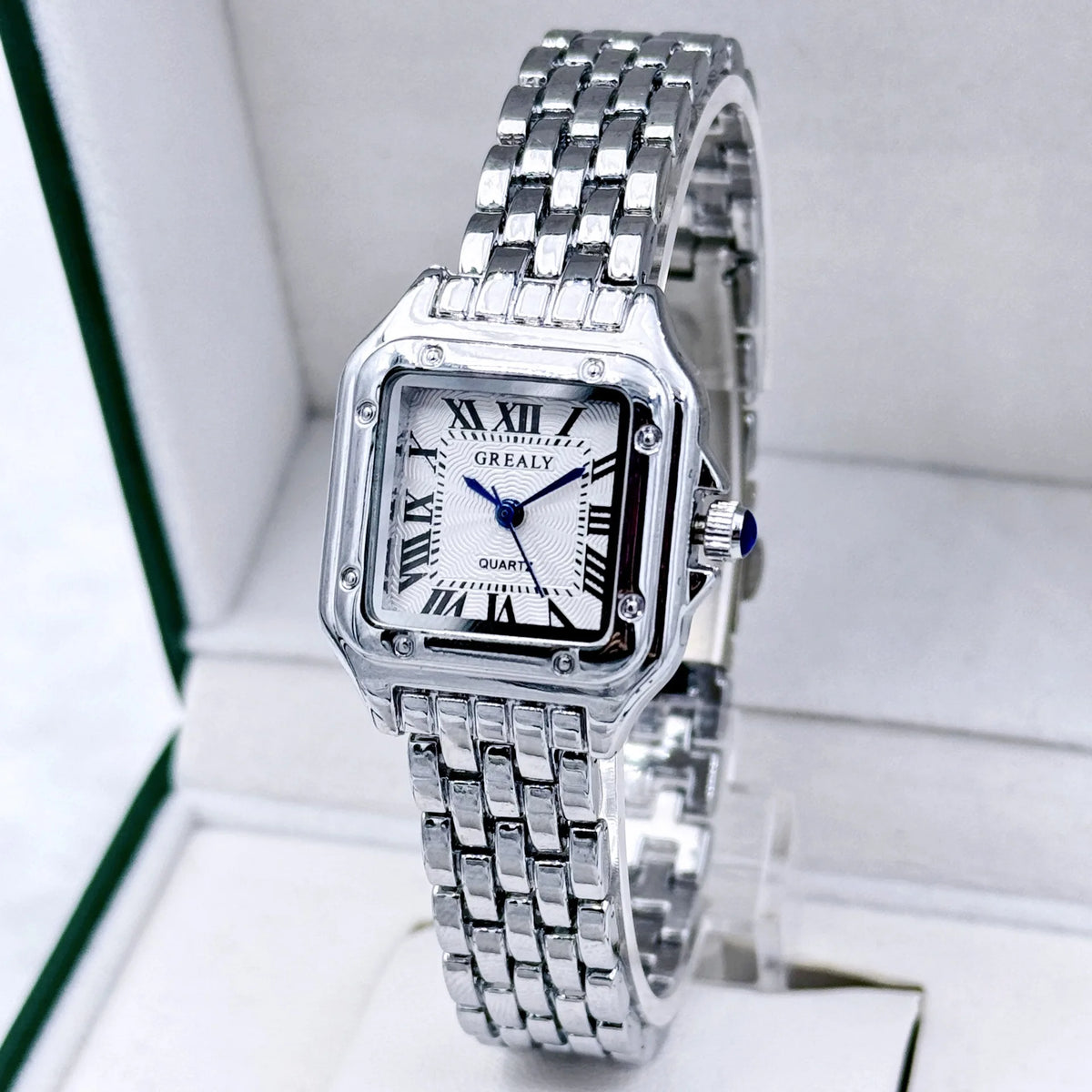 Women Watch Light Luxury Brand Business Gold Stainless Steel
