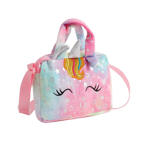 Fashion Sweet Unicorn Handbags For Girls Cute Kid Crossbody Shoulder