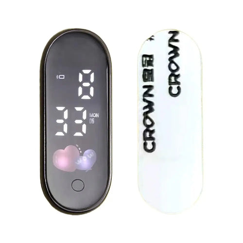 Mini Electric Car Clock LED Movement Touch Waterproof Portable Car