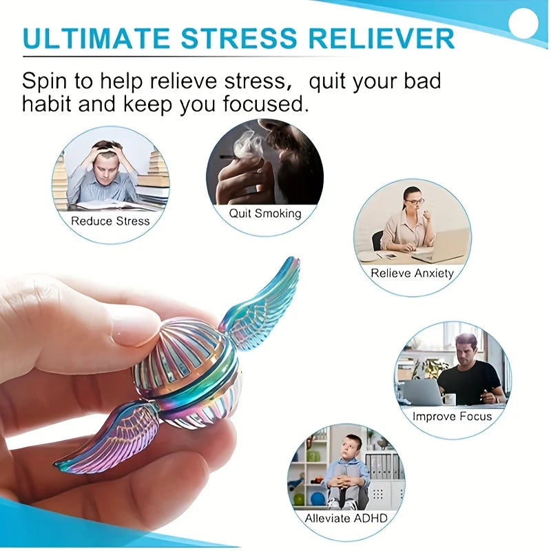 Magic Fidget Spinner: Stress Relief and Concentration Toy Improve