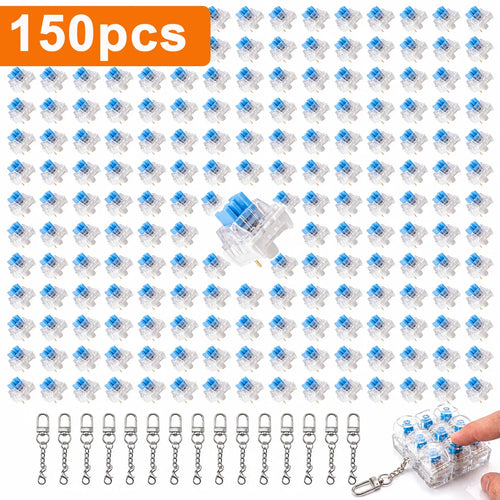 50 Pcs 3-Pin MX Style Mechanical Keyboard Switches Clicky Keyboard