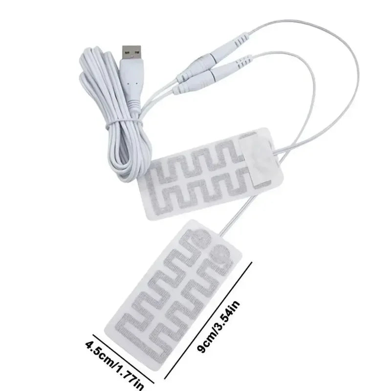 Electric USB Glove Heater Heating Film Foot Warmer Hand Warmer Carbon