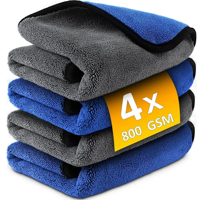 Microfiber Car Washing Towel Soft Quick Drying Windows Mirrors