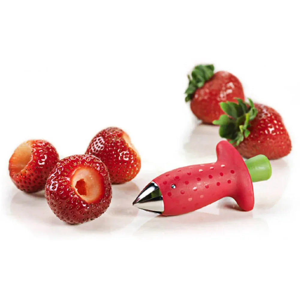 Strawberry Slicer Cutter Strawberry Corer Strawberry Huller Fruit Leaf