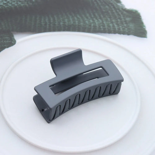 Korean Women Girls Plastic Hair Claws Hair Clips Headwear Large Size
