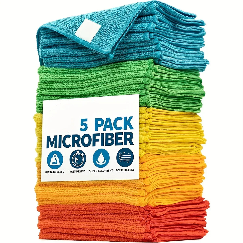 Microfiber Cleaning Cloth, Dishwashing Cloth Household Rag