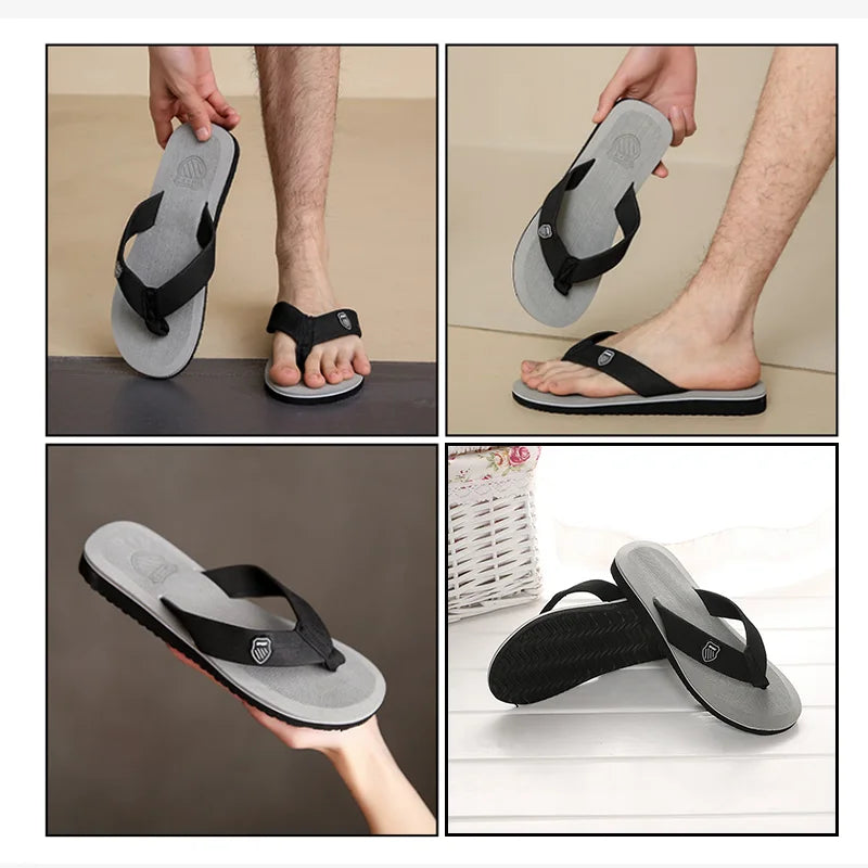 Flip-Flops For Men 2024 Summer Anti-Skid Breathable Home Outdoor