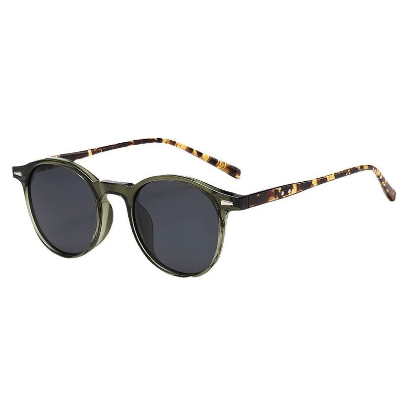 Vintage Round Sunglasses for Women Men Circular Sun Glasses Female