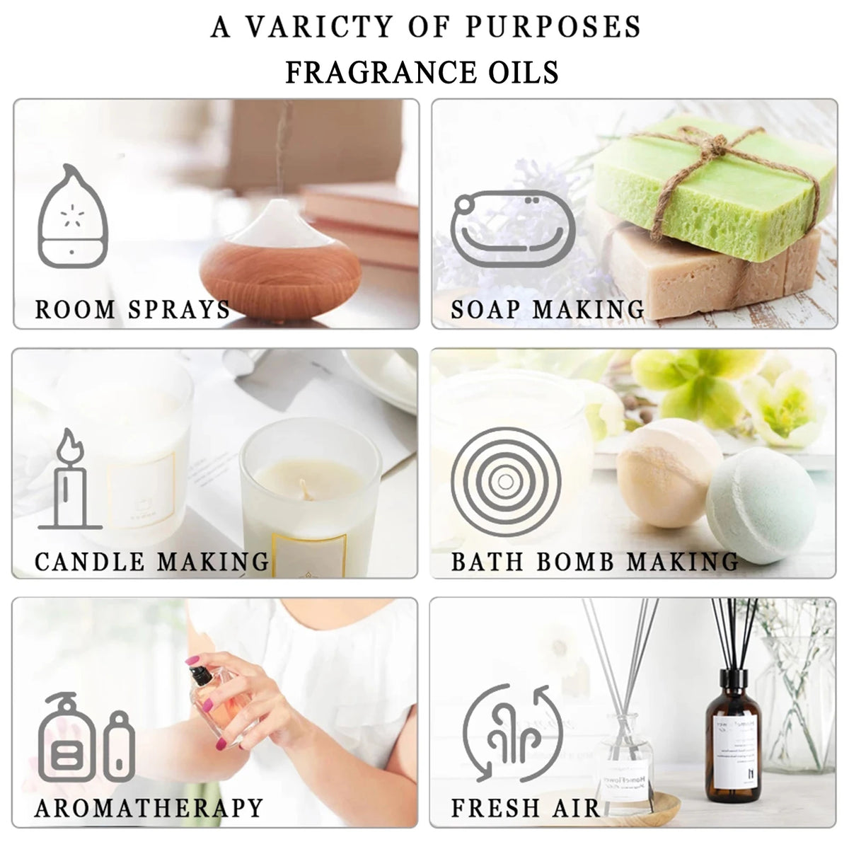 PHATOIL Aromatherapy Essential Oil For Diffuser