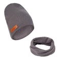 2Pcs/Lot Faux Cashmere Baby Turban Hats Scarf Set Newborn Kids Leather