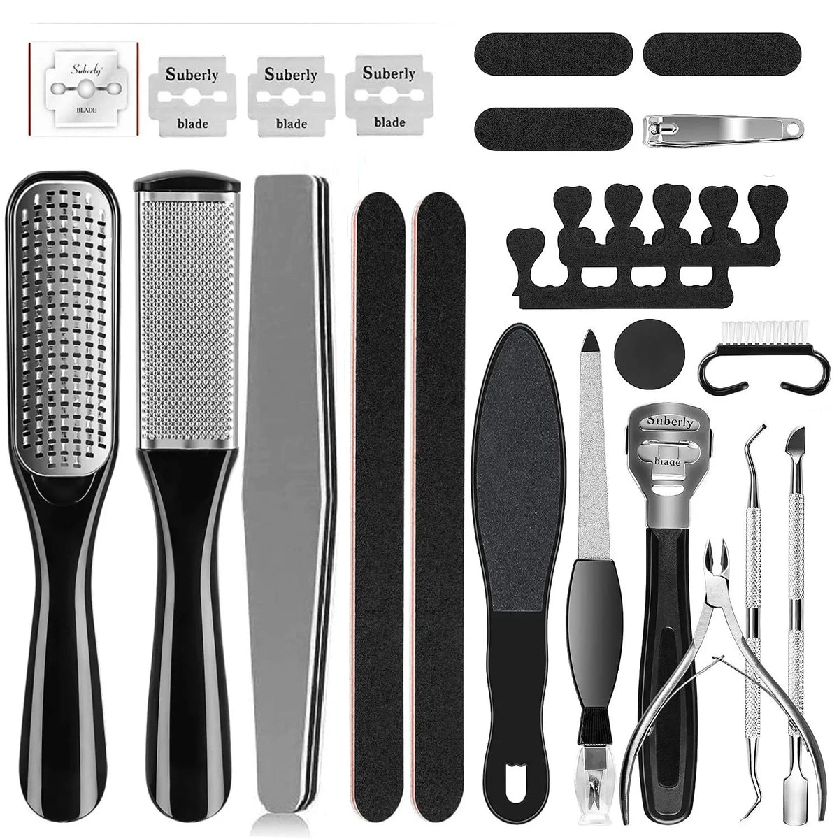 Pedicure Kit 8/10/23 in 1 Stainless Steel Professional Pedicure Tools