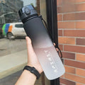 1 Liter Large Capacity Sports Water Bottle Leak Proof Colorful Plastic