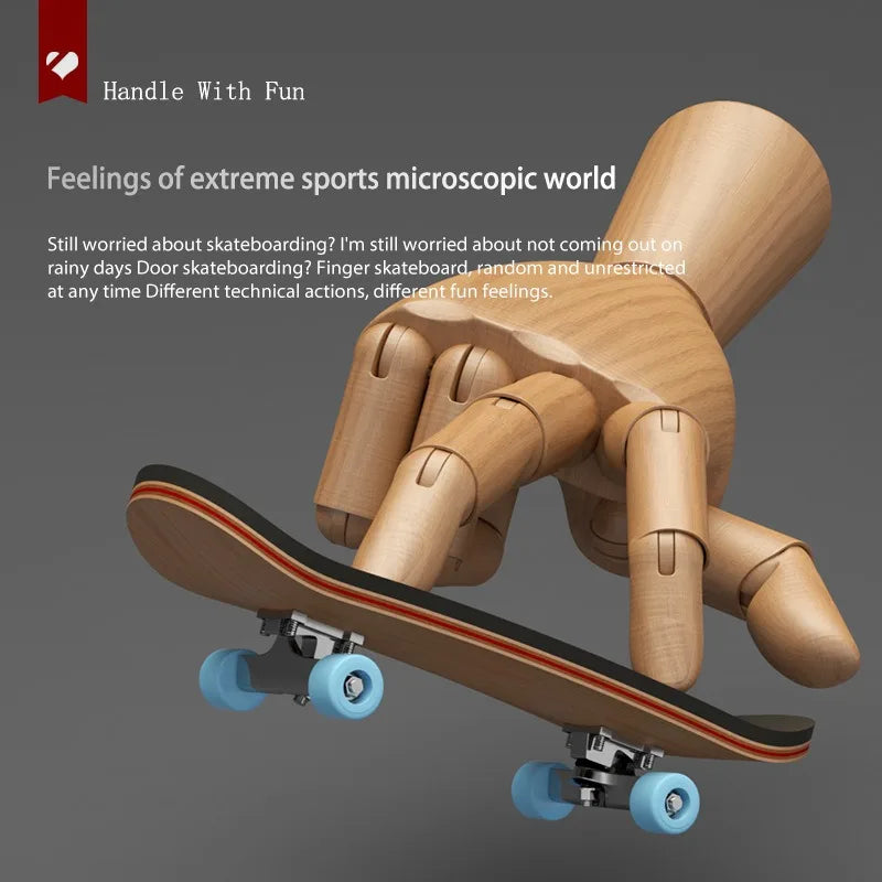 Mini Maple Finger Skateboard Desktop Sport Game Fingerboard Toys Mini