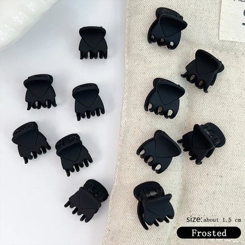 Black Small Hair Claw For Women Girls Sweet Hair Ornament