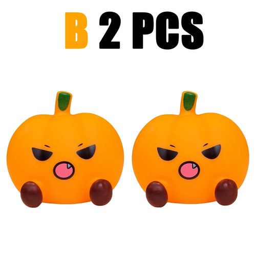 Halloween Cute Ghost Witch Hat Pumpkin Night Light Silicone LED Lamp