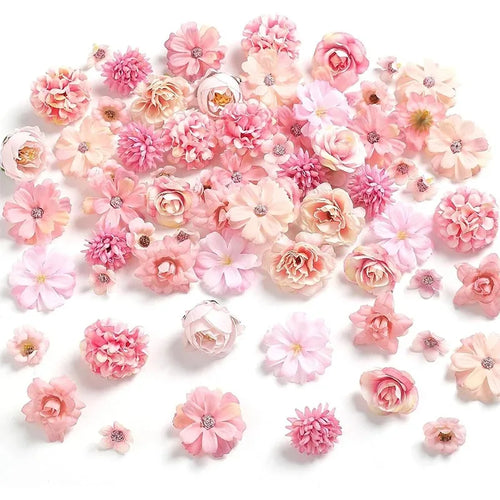 20Pcs/set 4cm Silk Rose Artificial Daisies Flower Heads for Craft