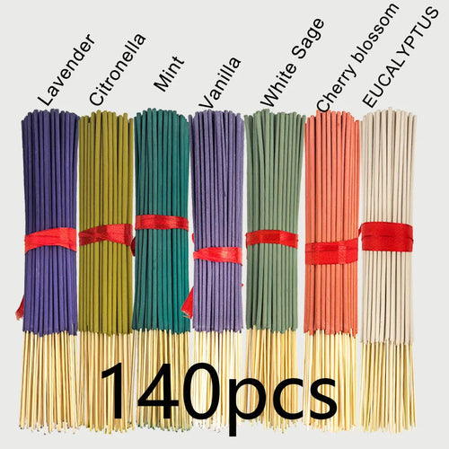 7 Sets of 140 Incense Sticks, Available in Four Seasonal Sets