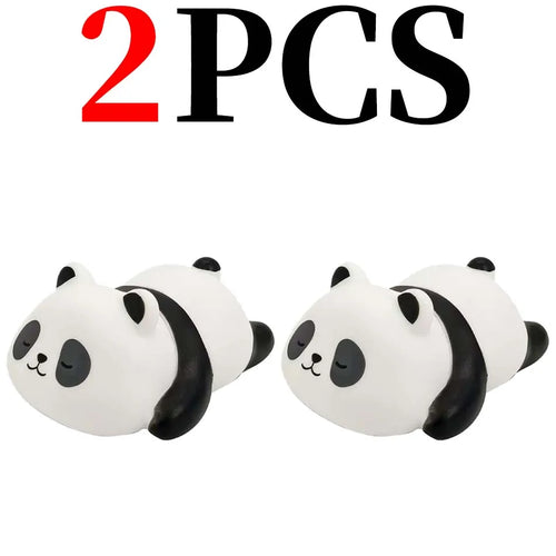 Panda LED Night Light Living Room Cute Panda Plastic Lamp Bedside